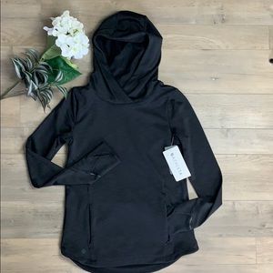 Athleta “Bootcamp” Hoodie S-XS Black NWT